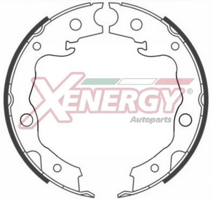AP XENERGY Remschoenset X50434 Trommelrem AP XENERGY TOYOTA X50434