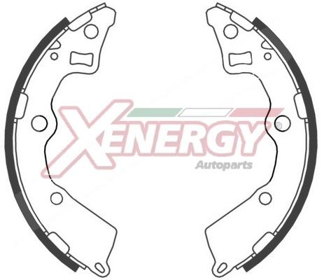 AP XENERGY Remschoenset X50440 X50440 AP XENERGY Trommelrem Mazda goedkoop