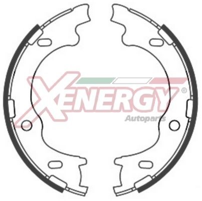 AP XENERGY Remschoenset X50442 X50442 AP XENERGY Trommelrem Mazda goedkoop