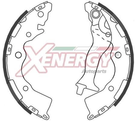 AP XENERGY Brake Shoe Set X50470 KIA PICANTO AP XENERGY drum brake X50470