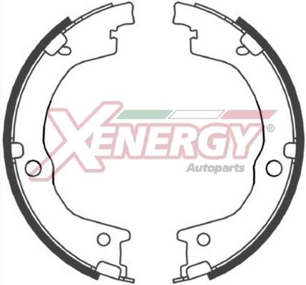AP XENERGY Brake Shoe Set X50518 Kia PICANTO AP XENERGY drum brake X50518