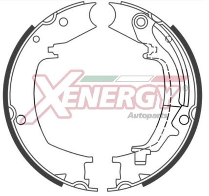 AP XENERGY Piduriklotside komplekt X50531 AP XENERGY Trummelpidur CHRYSLER X50531