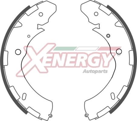 AP XENERGY Bremžu loku komplekts X50568 AP XENERGY Trumuļu bremzes MAZDA X50568