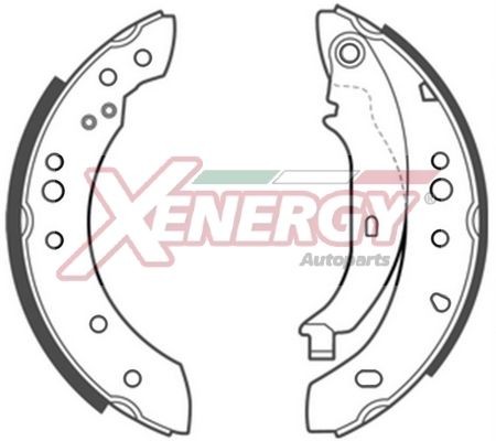 AP XENERGY Brake Shoe Set X50669 X50669 AP XENERGY drum brake for KIA PICANTO