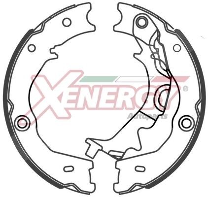 AP XENERGY Bremsesko sett X50691 Bremseskosett AP XENERGY KIA X50691