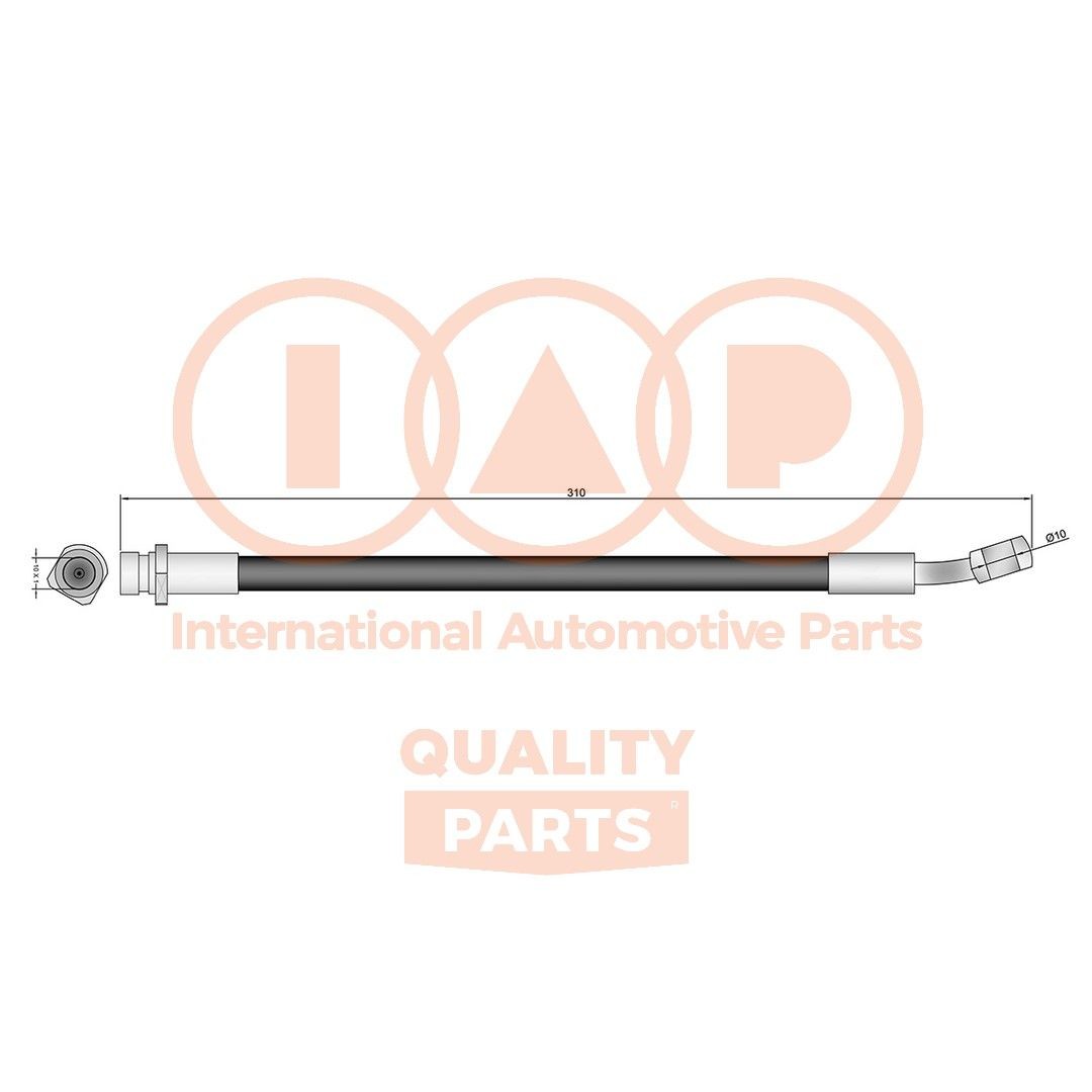 IAP QUALITY PARTS Bremsschlauch 708-07103 708-07103 IAP QUALITY PARTS Bremsschlauch Tabelle