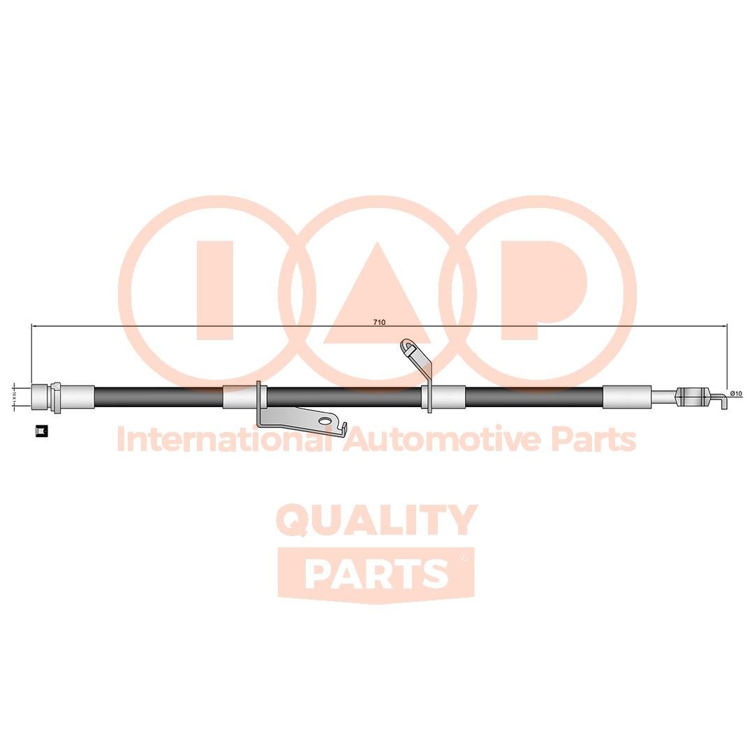 IAP QUALITY PARTS Flexible de frein 708-17057 Durite de frein IAP QUALITY PARTS COROLLA 708-17057 pas cher