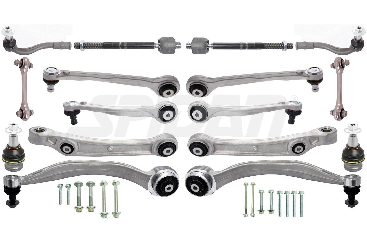 SPIDAN CHASSIS PARTS Σετ επισκευής, ψαλίδι 60506 SPIDAN CHASSIS PARTS 60506 Σετ επισκευής ψαλίδι Audi Q5 FY σε χαμηλές τιμές