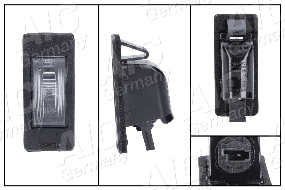 AIC Luz de chapa de matrícula 70859 70859 Lâmpada de placa OPEL COMBO AIC