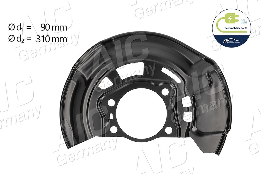 AIC Stænkskærm, bremseskive 71391 71391 Stænkskærm bremseskive TOYOTA AYGO AIC