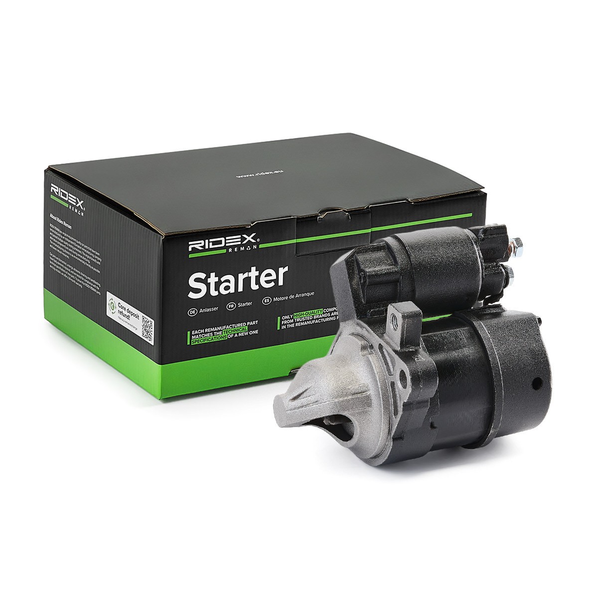 RIDEX REMAN Startmotor 2S0104R Autostarter RIDEX REMAN RX 2S0104R goedkoop