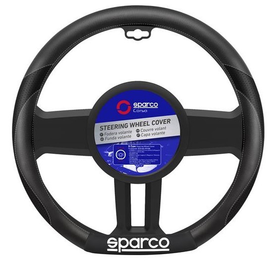 SPARCO Rattmuff svart/grå, PVC (Polyvinylklorid) VW Polo 6 tillbehör SPARCO SPS113