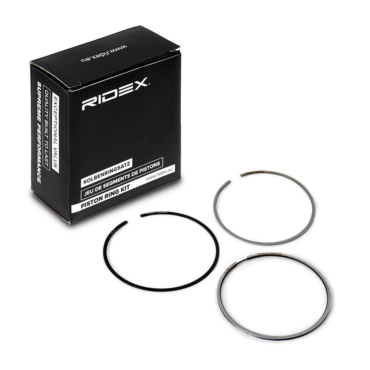 RIDEX Virzuļa gredzenu komplekts 444P0239 Virzuļu gredzeni RIDEX Citroën DS4 444P0239