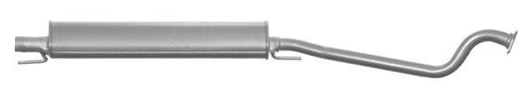 IZAWIT Middle silencer 21.194 IZAWIT 21.194 VOLVO S80 middle silencer replacement