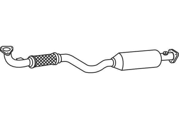 IZAWIT Silenziatore anteriore 22.059 IZAWIT 22.059 Marmitta anteriore Nubira Hatchback (J100) originale prezzo