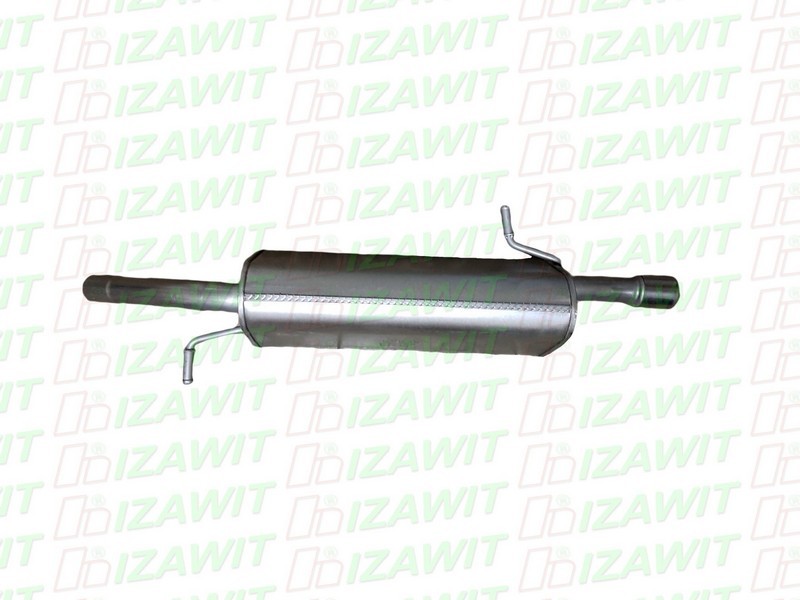 Panela de escape traseira IZAWIT 27.127 IZAWIT 27.127 Silenciador traseiro universal e desportiva Peugeot 207 2016