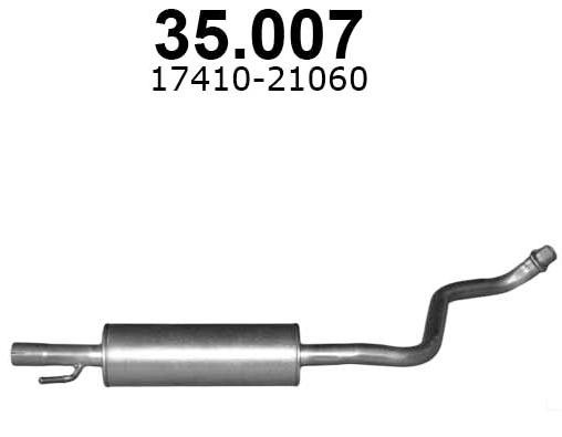IZAWIT Uitlaat middendemper 35.007 Middendemper IZAWIT 480 E 35.007 goedkoop