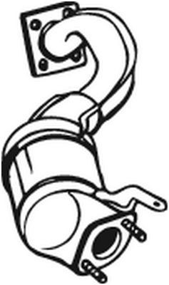 BOSAL Katalysator 090-842 BOSAL 090-842 Katalysator SKODA Yeti (5L) 2.0 TDI 4x4 140 Pk 2009