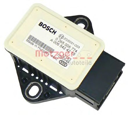 METZGER Snímač pozdĺżneho / priečneho zrýchlenia 0900578 METZGER 0900578 Senzor esp Mercedes W463 originálne cena