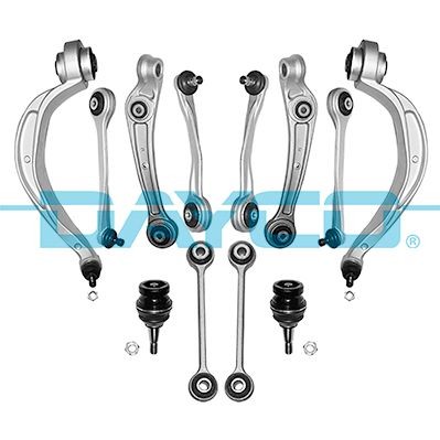 DAYCO Sada na opravu priečneho závesného ramena KDSS141 Sada na opravu zavesenia kolesa DAYCO Volkswagen GOLF KDSS141