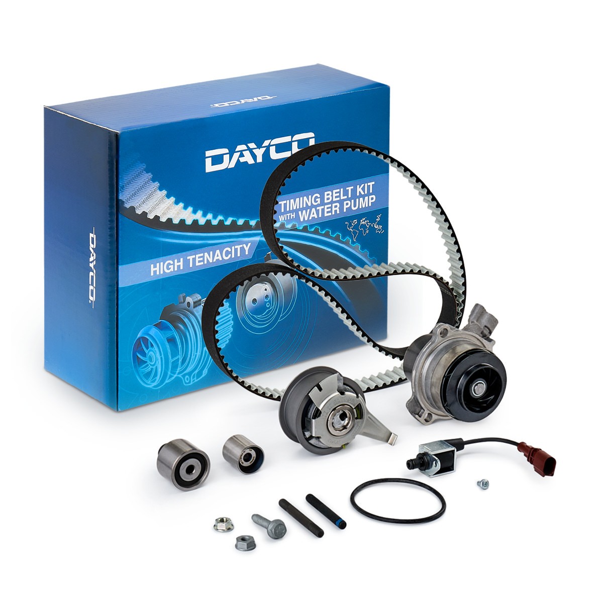 DAYCO Registerreimsett med vannpumpe KTBWP11920 DAYCO KTBWP11920 Vannpumpe + registerreimsett Golf BA5 pris