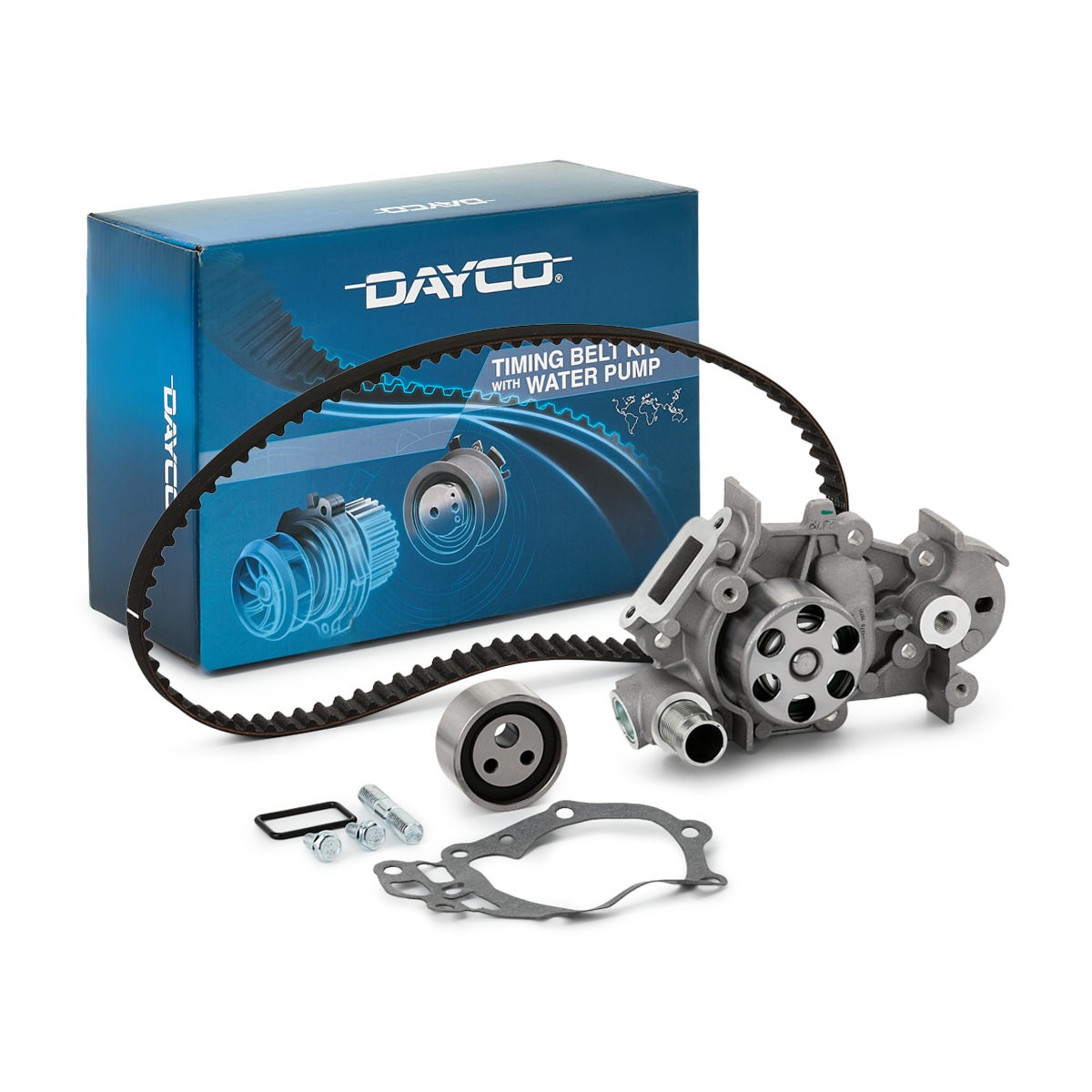 DAYCO Σετ ιμάντα χρονισμού με αντλία νερού KTBWP1743 DAYCO KTBWP1743 Σετ οδοντωτού ιμάντα Renault Twingo 1 Van φθηνά