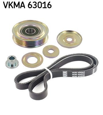 SKF Ozubený klinový remeň - Sada VKMA 63016 Sada klinového rebrovaného remena SKF Subaru IMPREZA VKMA 63016