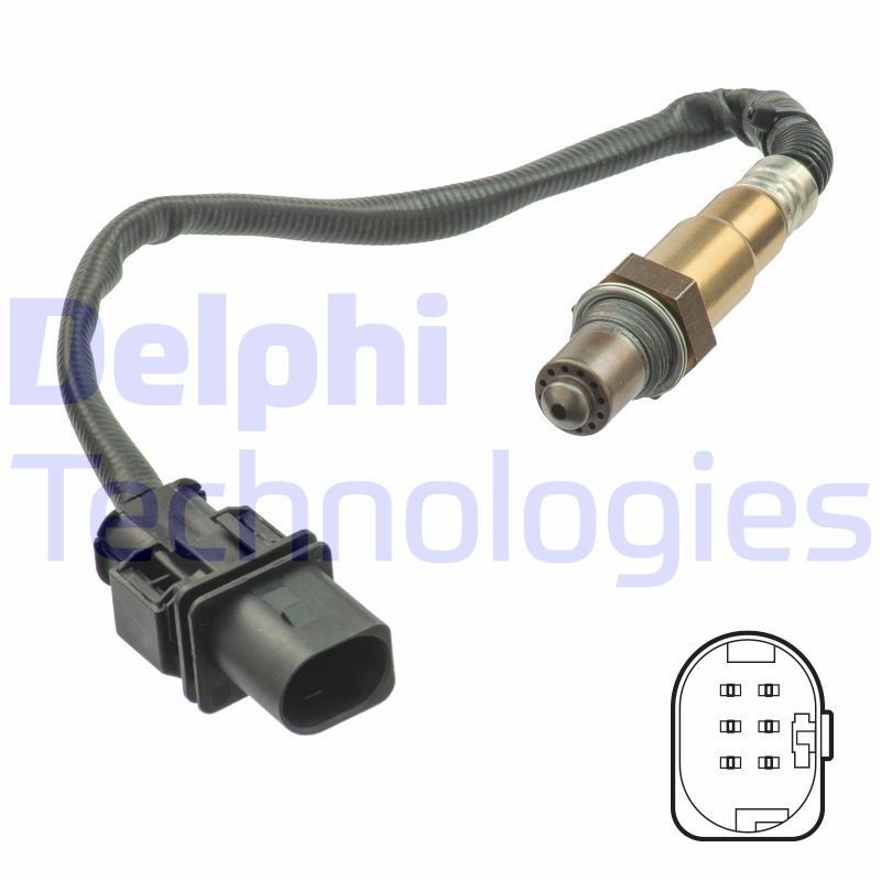 DELPHI Lambdasonde ES21113-12B1 DELPHI ES21113-12B1 Oksygensensor Elantra AD pris