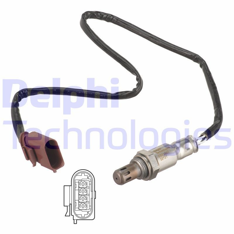 Lambdasonde DELPHI ES21347-12B1 SKODA FABIA 2021 O2 Sensor DELPHI ES21347-12B1