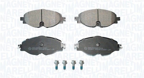 MAGNETI MARELLI Kit pastiglie freni 363916061162 363916061162 costo Pastiglie freno sportive MAGNETI MARELLI AUDI A7
