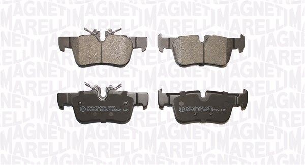 MAGNETI MARELLI Kit pastiglie freni 363916061180 MAGNETI MARELLI 440481 Kit pastiglie freni 363916061180