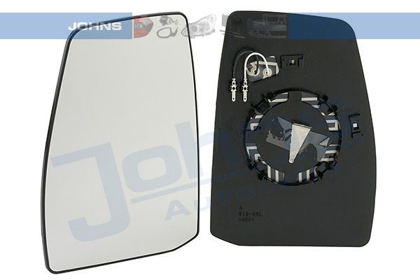JOHNS Spoguļstikls, Ārējais atpakaļskata spogulis 32 49 37-82 Spoguļstikls JOHNS TRANSIT 32 49 37-82 lēti