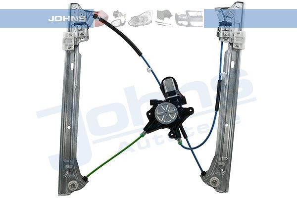 JOHNS Stikla pacelšanas mehānisms 50 42 41-25 Stikla pacēlāji JOHNS Mercedes-Benz VARIO 50 42 41-25