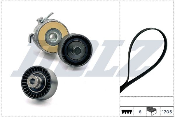 DOLZ Kit cinghia di distribuzione SKD198A DOLZ SKD198A Kit cinghia di distribuzione CITROЁN Nemo Van 1.3 BlueHDi 80 CV 2025