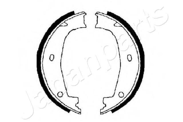 JAPANPARTS Handremschoenen GF-0101AF Ford USA F-350 Handremschoenen JAPANPARTS GF-0101AF