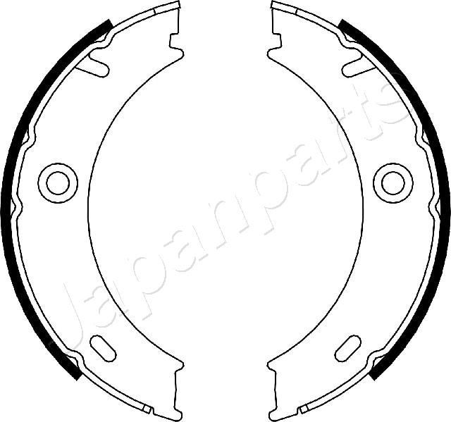 JAPANPARTS Bremžu loku kompl., Stāvbremze GF-0503AF GF-0503AF Rokas bremze MERCEDES-BENZ 100 JAPANPARTS