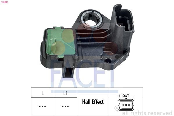 FACET Krukassensor 9.0841 Peugeot J5 BDP-sensor FACET 9.0841