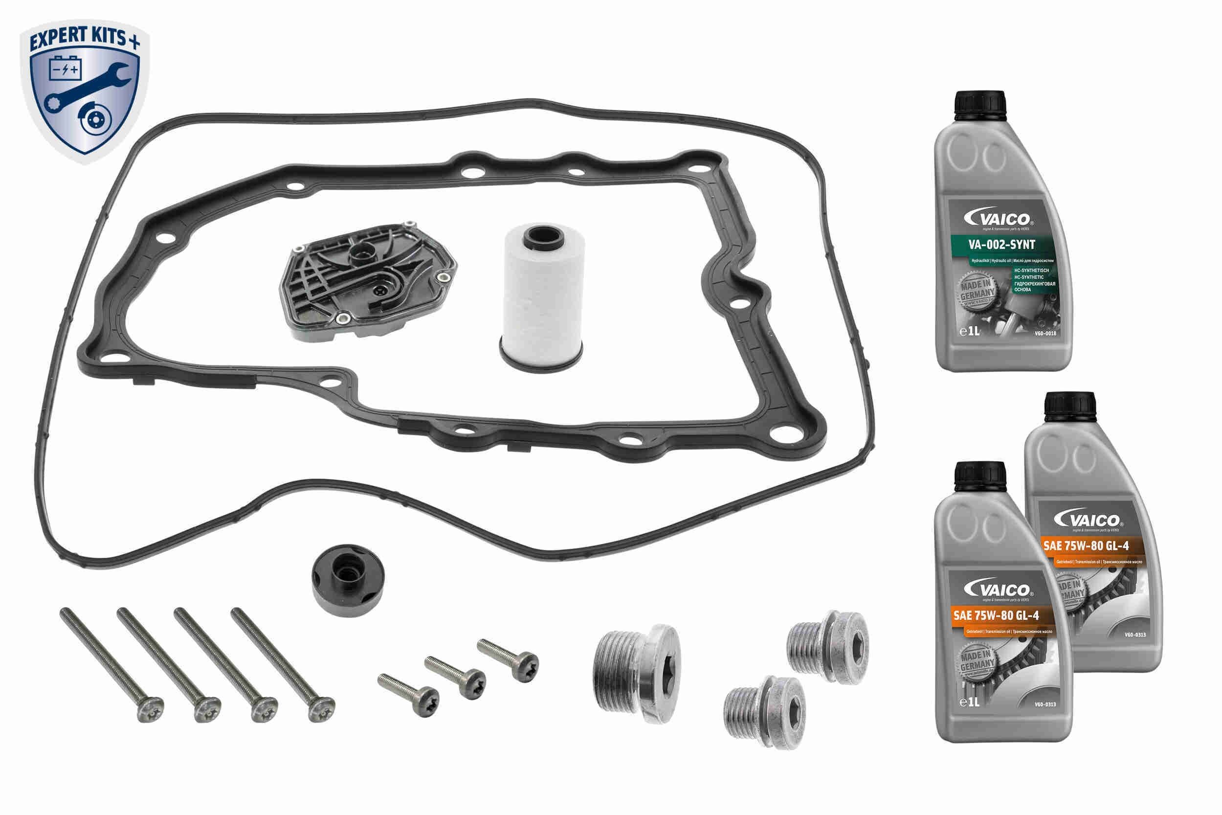 VAICO Kit de mudança de óleo de caixa automática V10-5582 VAICO V10-5582 originais Filtro de transmissão Audi A3 Cabrio custo