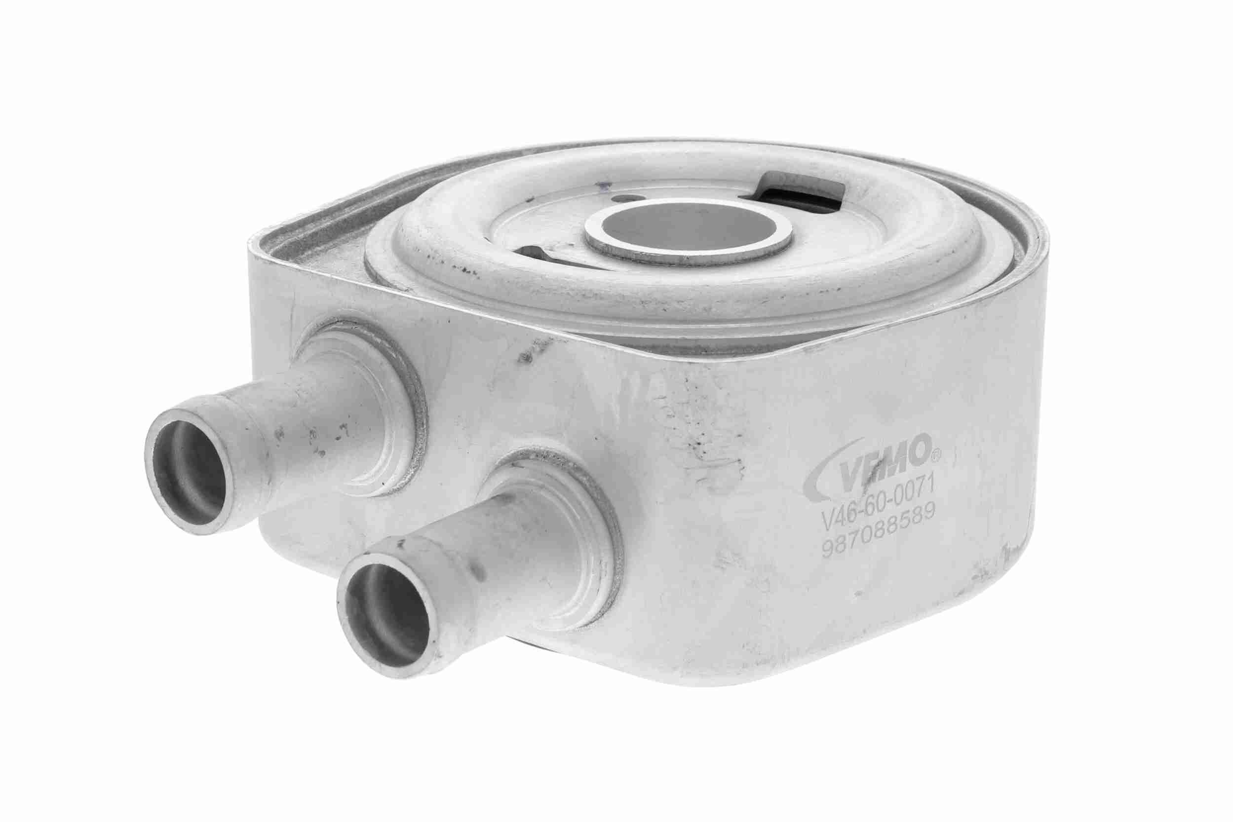 VEMO Oliekøler, motorolie V46-60-0071 VEMO V46-60-0071 Kaptur (HA) Oliekøler pris
