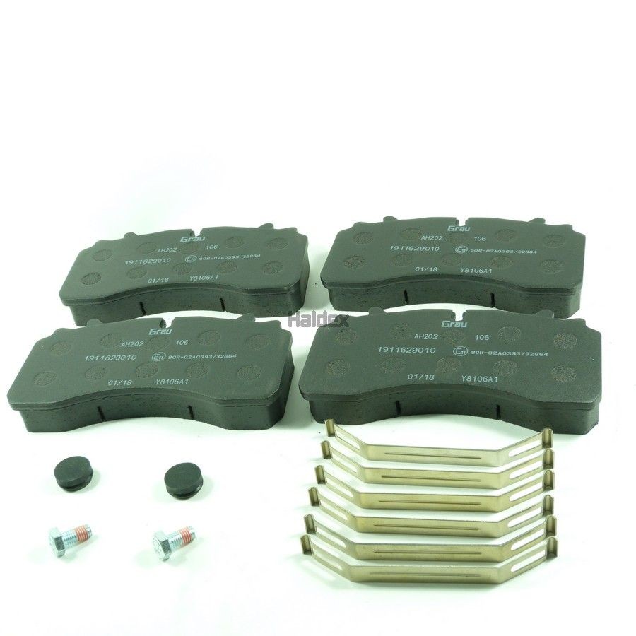 HALDEX Bromsbelägg 1911629010 1911629010 Bromsbelägg HALDEX RENAULT TWINGO