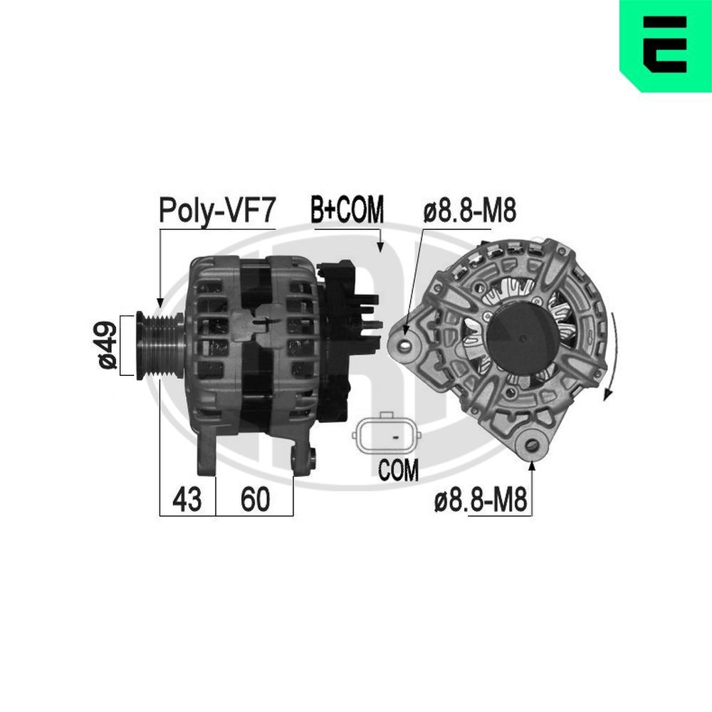 ERA Alternatore 209292A 209292A Alternatore RENAULT SUPER 5 ERA costo