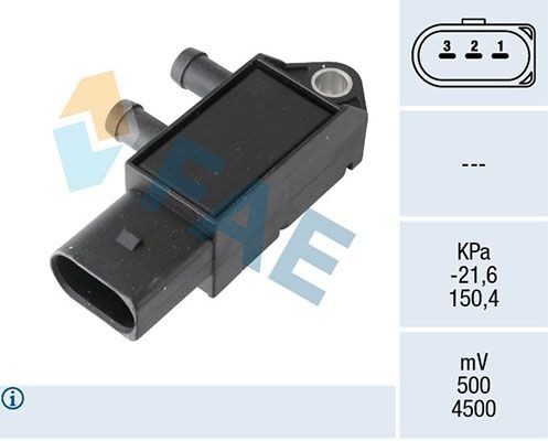 FAE Avgastrycksensor 16150 16150 FAE Tryckomvandlare avgasreglering Honda