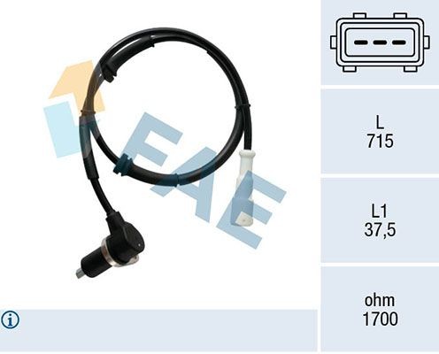 FAE Andur, rattapöörete arv 78465 78465 FAE ABS andur Jeep odav