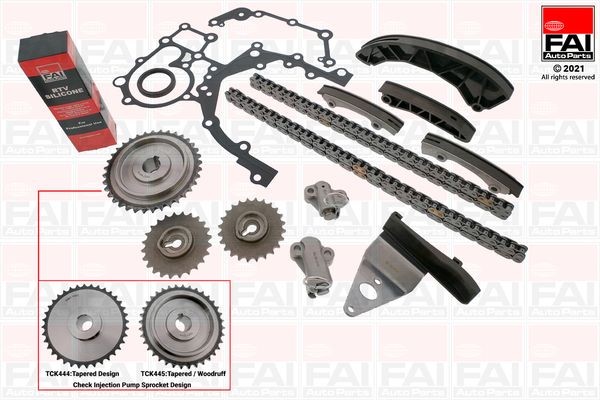 Σετ καδένας χρονισμού FAI AutoParts TCK445 FAI AutoParts TCK445 Σετ καδένας Hyundai ACCENT 2008