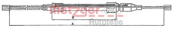 METZGER Handremkabel 10.745 Remkabel METZGER FOX 10.745 goedkoop