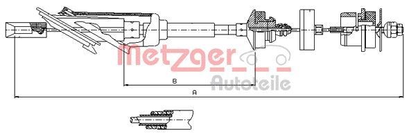 METZGER Tross, sidurikasutus 11.2254 Siduritross METZGER AYGO 11.2254 odav