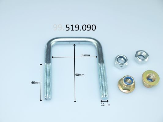 CS Germany Fjærbøyle 99.519.090 Bladfjær CS Germany Jeep GRAND CHEROKEE 99.519.090