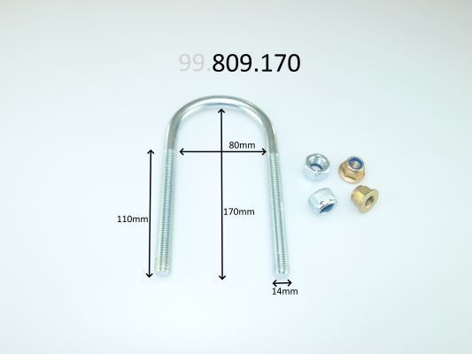 CS Germany Fjederclips 99.809.170 Bladfjeder CS Germany Jeep GRAND CHEROKEE 99.809.170