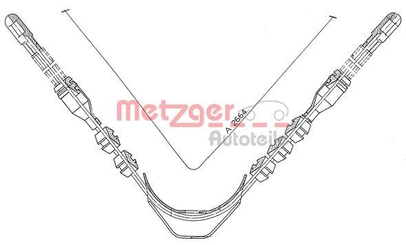 METZGER Vaijeri, seisontajarru 11.573 11.573 METZGER Käsijarru SMART ROADSTER