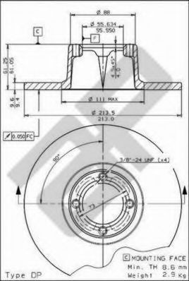METZGER Bremseskive 14343 14343 METZGER Sportsbremseskiver Rover billige